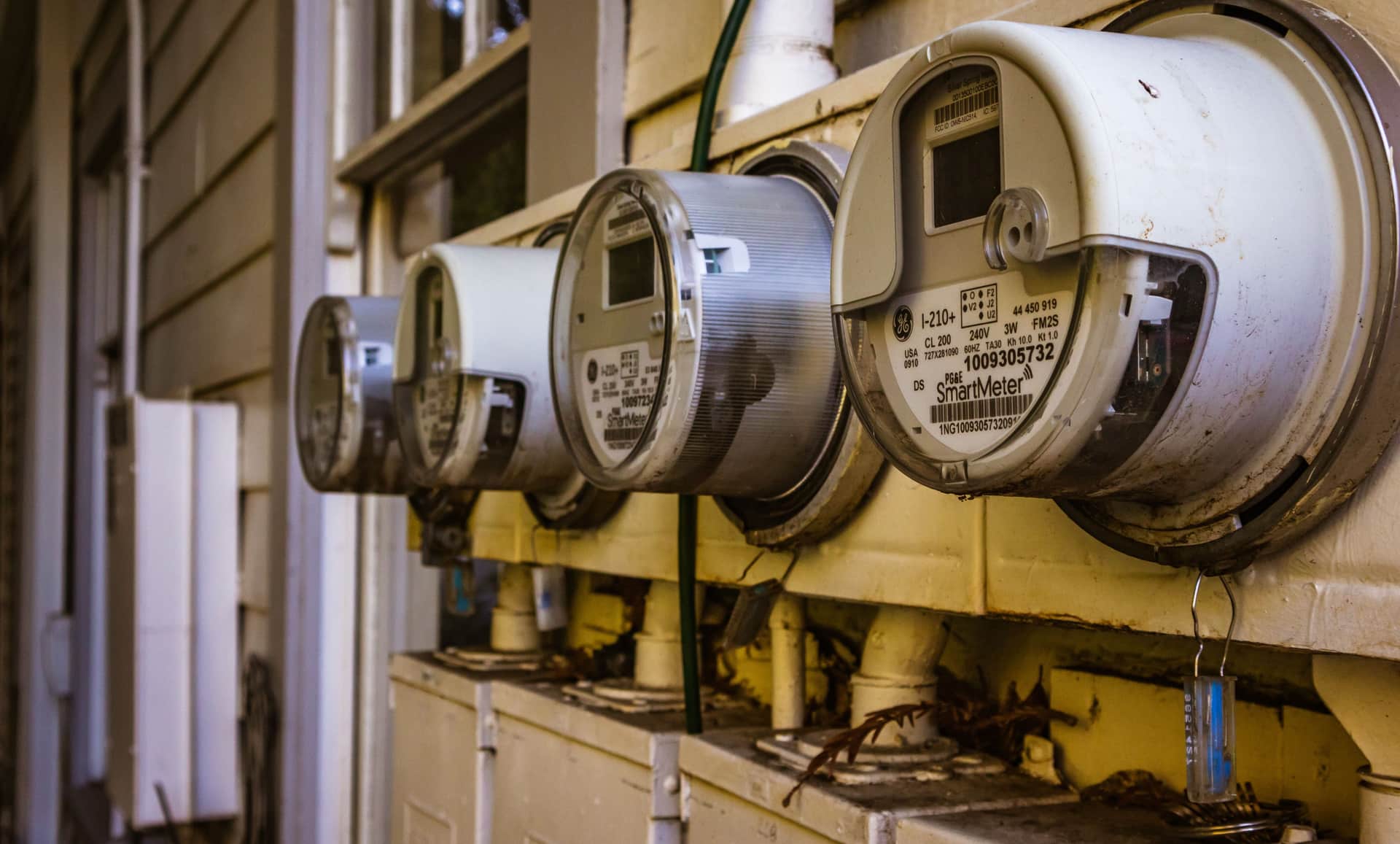 A domestic electricity meter